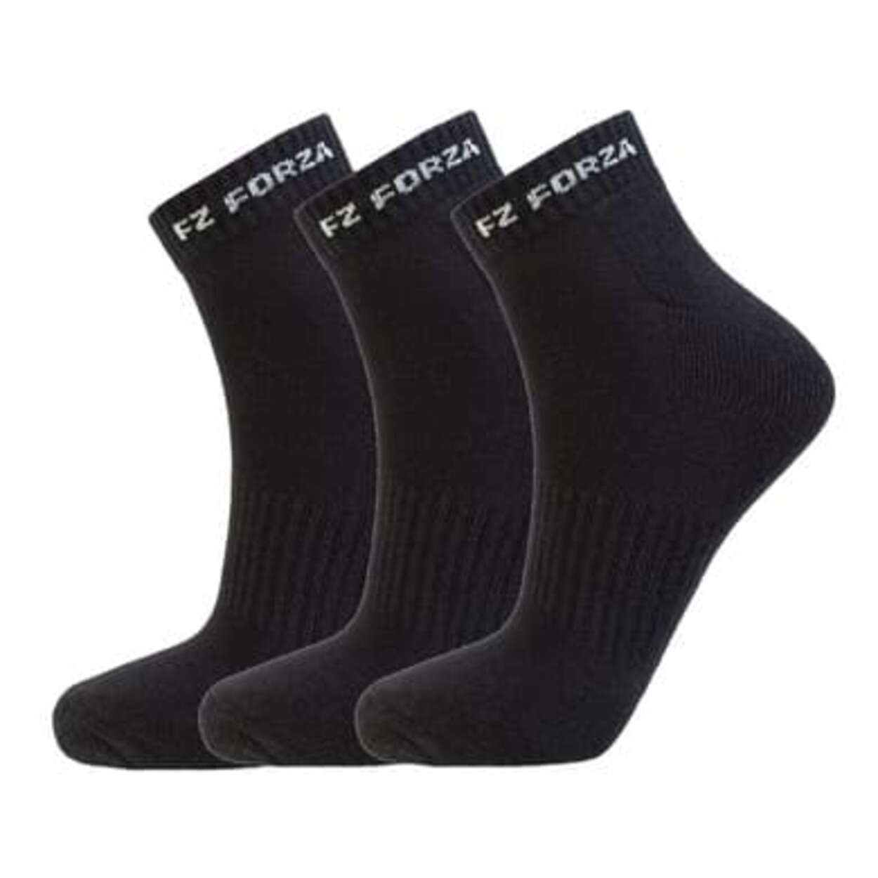 Forza Chaussettes Comfort Longues Noires 3 paires