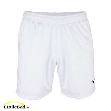 Victor short badminton blanc